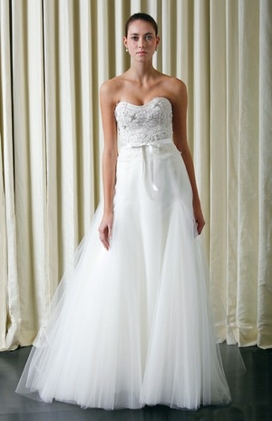 chantilly lace wedding gown. I personally think this gown